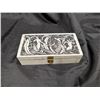 Image 1 : Possible Buffalo Bone Box w/ Lady Serpent/Mermaid Design 6.5"x3.5"x2"