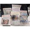 Image 1 : Lot of Vintage newspapers from 2000-2001 (Some from Sept 12th 2001)