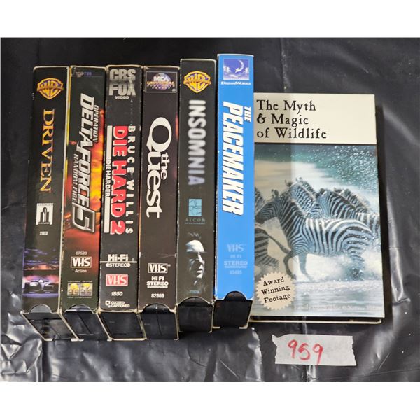 (7) VHS Movies
