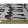 Image 2 : Lot of Spoons, Fork and Knife - Silver/Siver Plated (Can't Prove Authenticity)