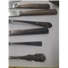 Image 5 : Lot of Spoons, Fork and Knife - Silver/Siver Plated (Can't Prove Authenticity)