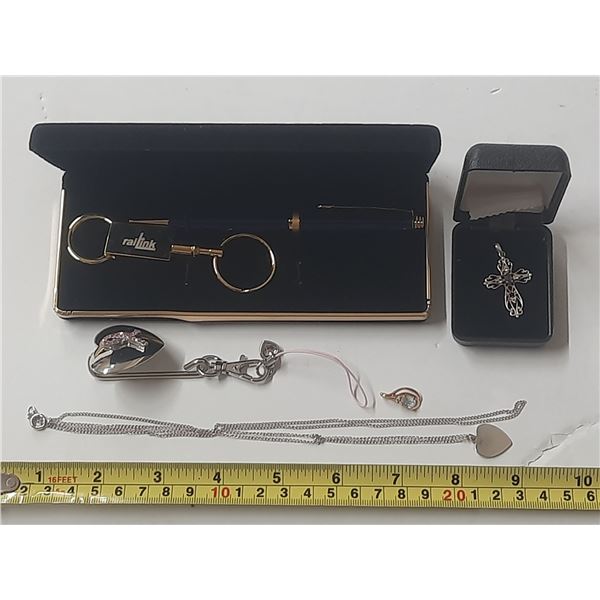 Jewelry, Pen and Key Chains, etc.