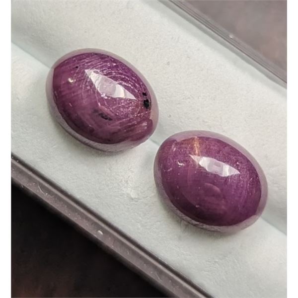 13.47 ct Certified Untreated Ruby gemstone Pair ($15,150 Appraisal)