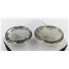 Image 1 : 82.5 ct Certified Prasiolite gemstone Pair ($13,200 Appraisal)