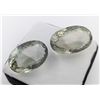 Image 2 : 82.5 ct Certified Prasiolite gemstone Pair ($13,200 Appraisal)