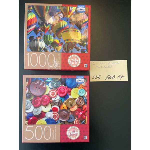 2 - 1000 piece puzzles