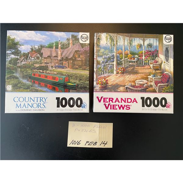 2 - 1000 piece puzzles