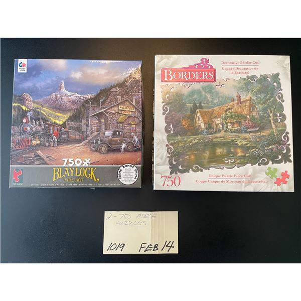2 - 750 piece puzzles