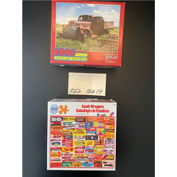 2 - 1000 piece puzzles