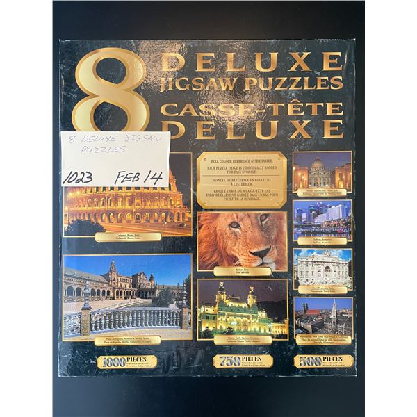 8 deluxe jigsaw puzzles