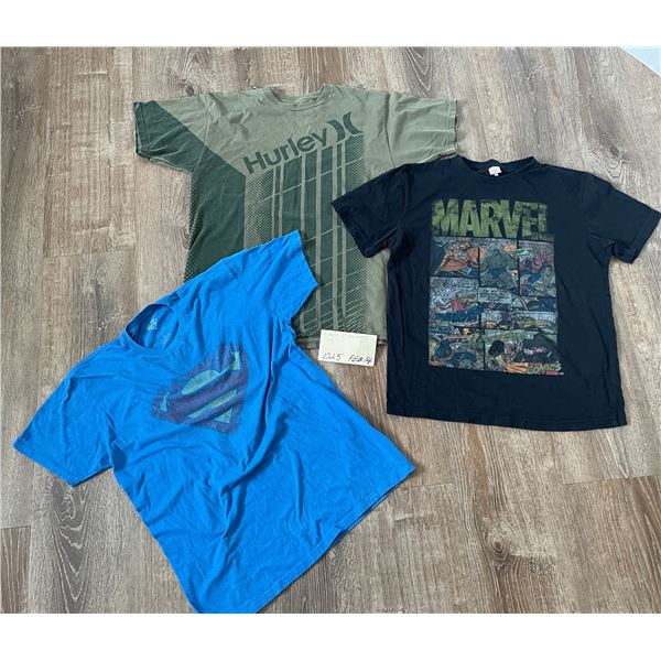 2 med T-shirts & 1 large