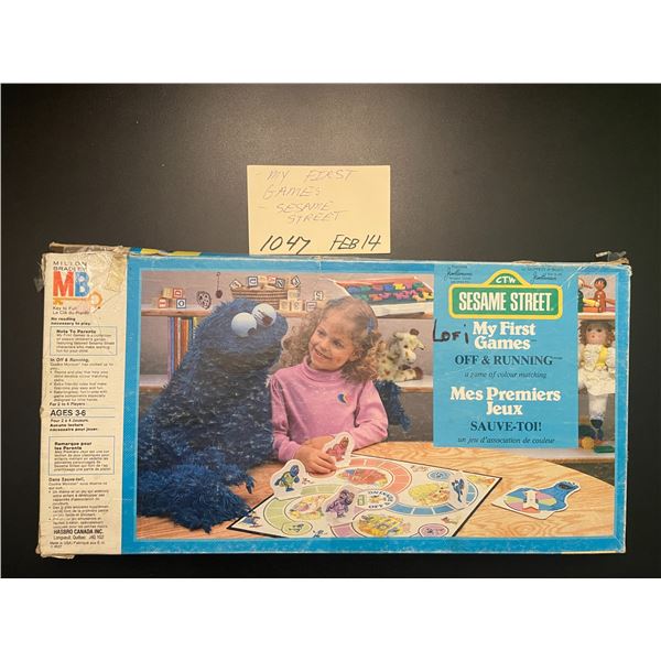 My First Games Sesame Street game