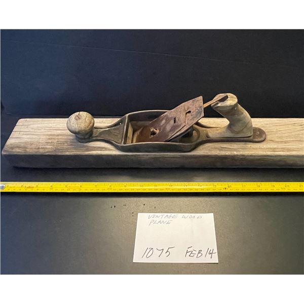 Vintage wood plane