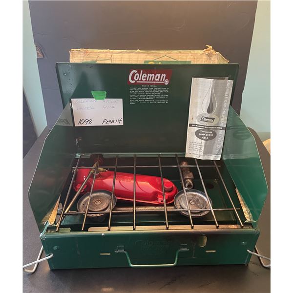 Coleman camp stove - 2 burner - Model 411A