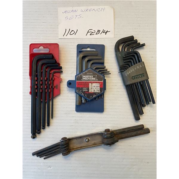 Allen wrench sets