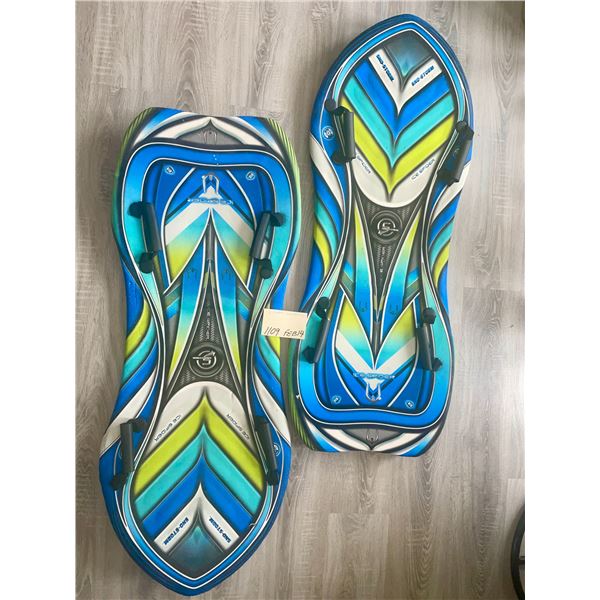 2 foam Sno-Storm Ice Spider sleds