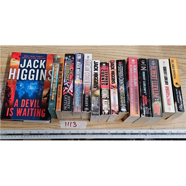 lot of assorted books