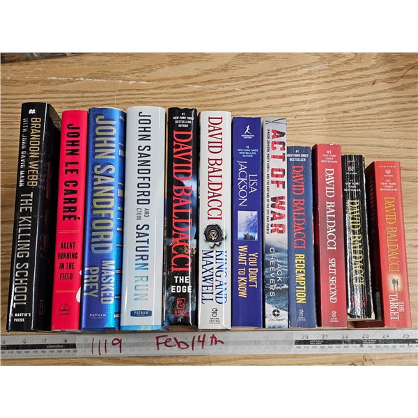 lot of assorted books