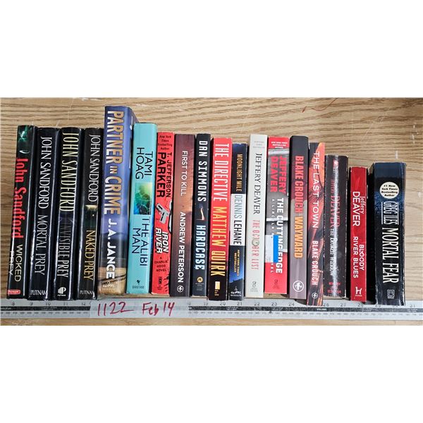 lot of assorted books