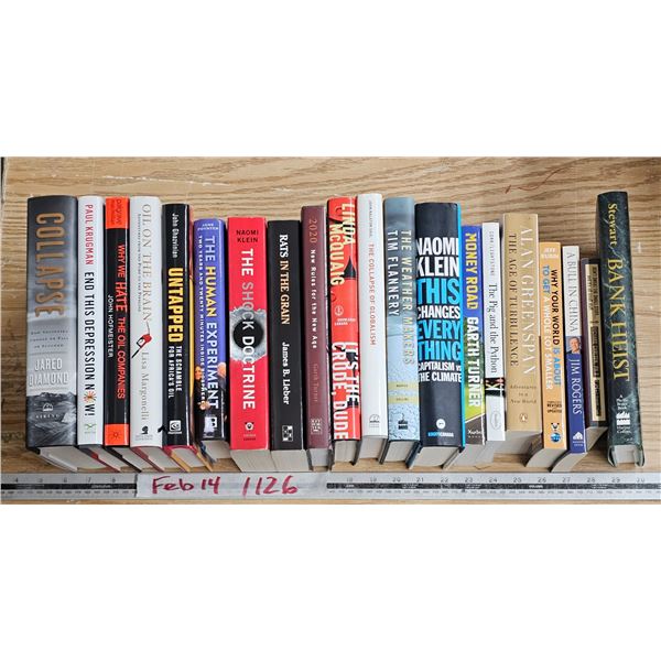 lot of assorted books