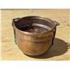 Image 1 : Copper Pot w/ Misc. Dated Canadian pennies and Roll of Pennies