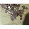 Image 5 : Copper Pot w/ Misc. Dated Canadian pennies and Roll of Pennies