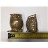 Image 2 : (2) Brass Owls