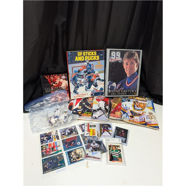 Lot of Hockey Items (cards, Books, Magazines, Figures, etc.)