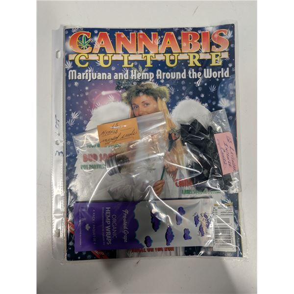 Cannabis Culture Magazine w/ hemp wraps and Seeds