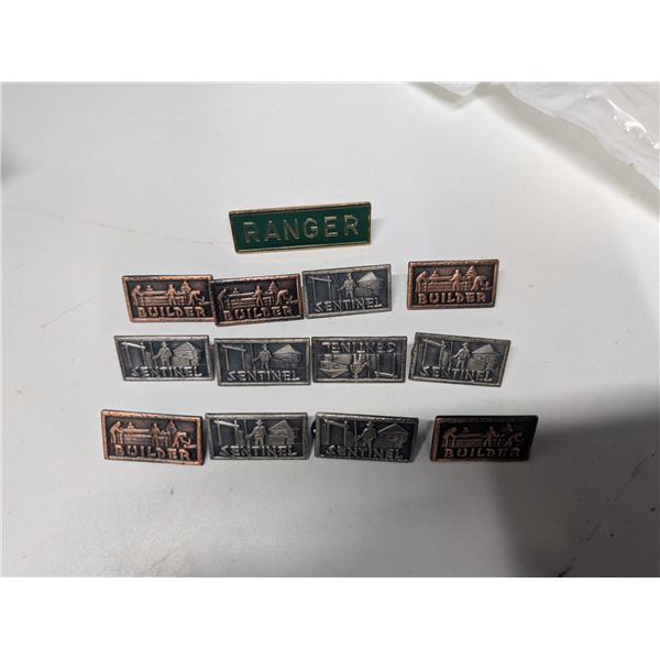 Lot of Vintage Ranger Pins