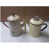 Image 1 : Vintage Enamel Coffee Pots.