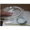 Image 5 : (2) Antique Casserole Dishes - 1 Blue Pyrex (It Have Chip Only On Lid) - 1 Clear Glass (It Have Chip