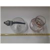 Image 1 : Whistling Glass Tea Kettle and Juice Decanter.