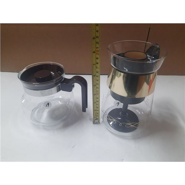 (2) Pyrex Coffee Pots.