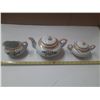 Image 1 : Set of Jeap Ot Coffee Creamer and Sugar Bowl Flower Design.