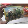 Image 9 : Collectors Tins -  (2) Coca Cola, (1) John Deere, (1) Whitman's Candles.