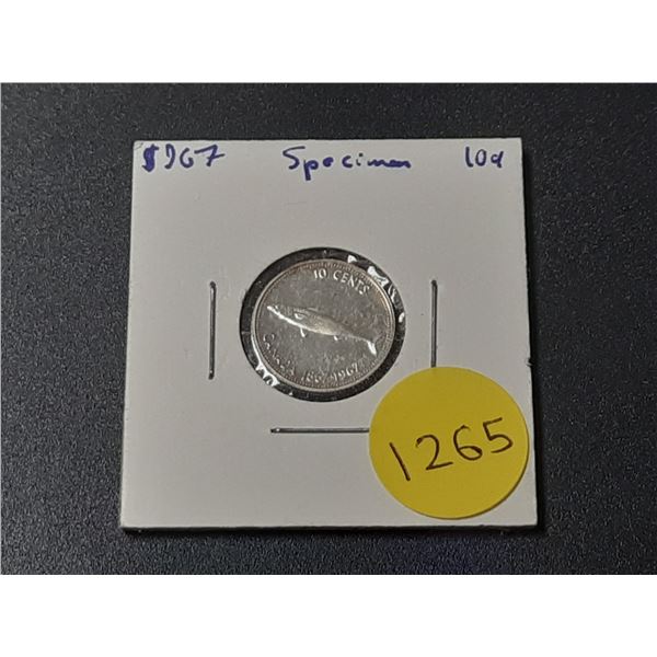 1967 SPEC. Canadian Silver Ten Cents