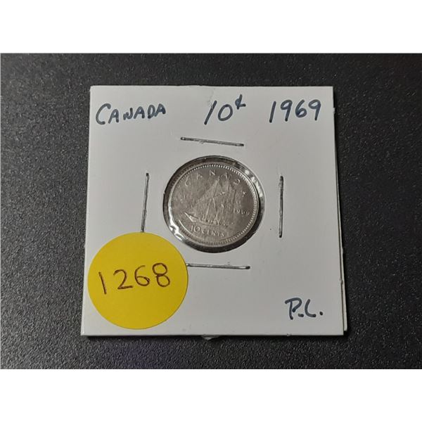 1969 PL Canadian Ten Cents