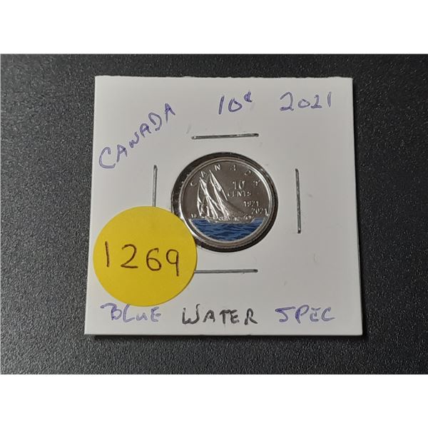 2021 SPEC. Canadian Ten Cents - Blue Water