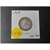 Image 1 : 1919 Canadian Silver Twenty Five Cents