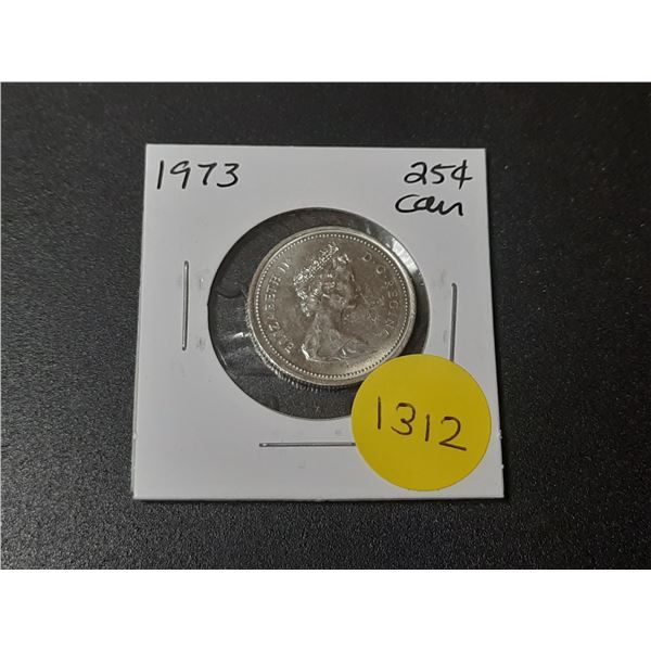 1973 Canadian Twenty Five Cents - RCMP