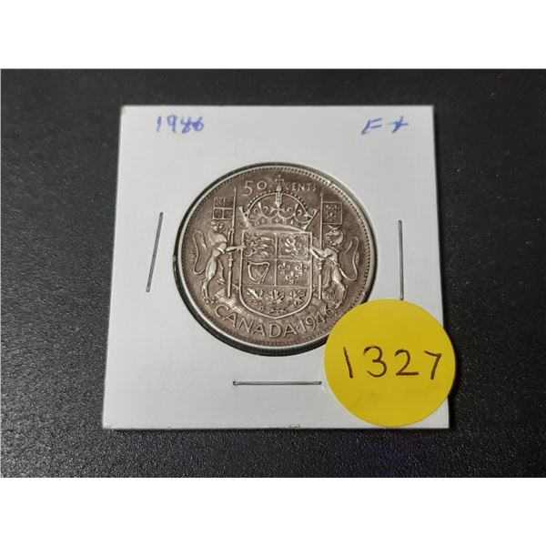 1946 Canadian Silver Fifty Cents