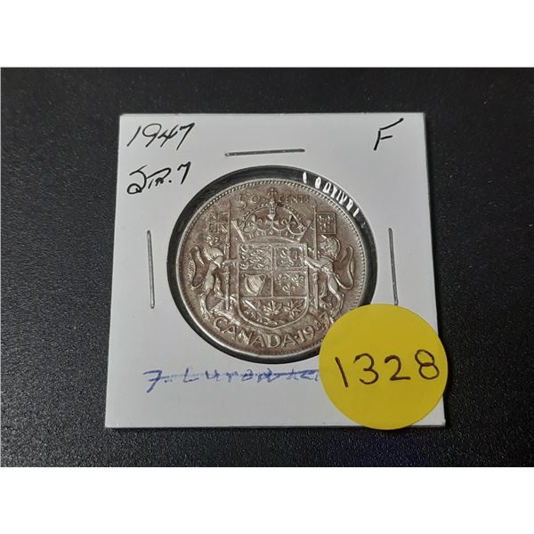 1947 Canadian Silver Fifty Cents