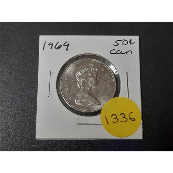 1969 Canadian Fifty Cents