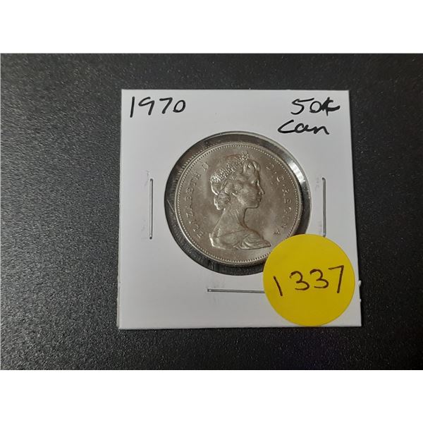 1970 Canadian Fifty Cents