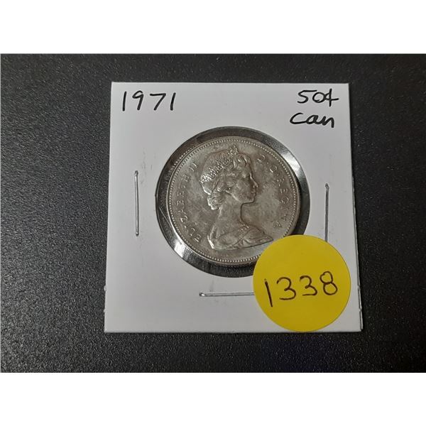1971 Canadian Fifty Cents