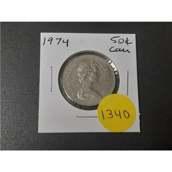 1974 Canadian Fifty Cents