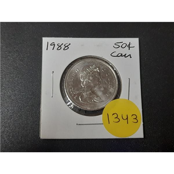 1988 PL Canadian Fifty Cents