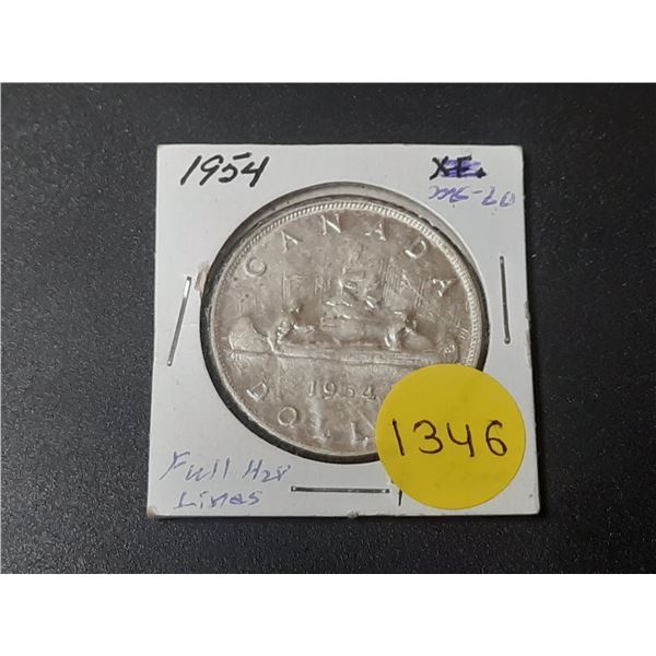 1954 Canadian Silver Dollar - FWL