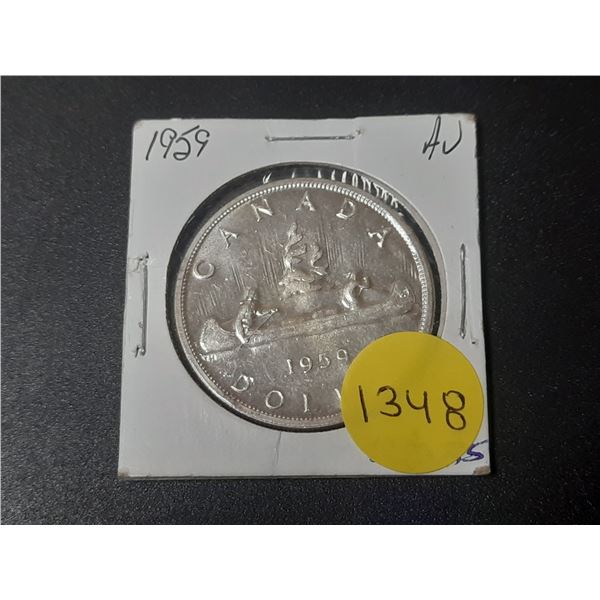 1959 Canadian Silver Dollar